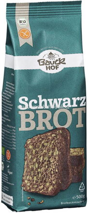 Bauckhof Backmischung Schwarz Brot, glutenfrei, 500g