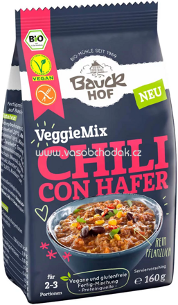 Bauckhof Veggie Mix Chili Con Hafer, glutenfrei, 160g