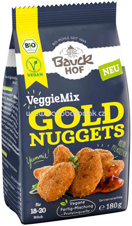 Bauckhof Veggie Mix Gold Nuggets, 180g