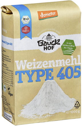Bauckhof Weizenmehl Type 405, 1kg