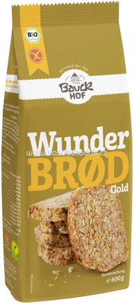 Bauckhof Backmischung Wunder Brod Gold, glutenfrei, 600g