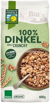 Bohlsener Mühle 100% Dinkel Crunchy, 400g