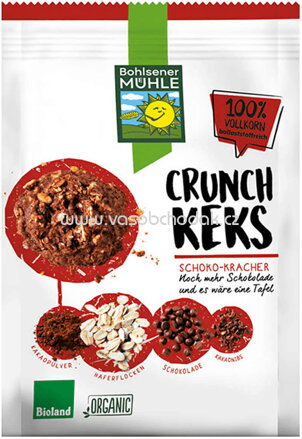 Bohlsener Mühle Crunch Keks Schoko Kracher, 150g