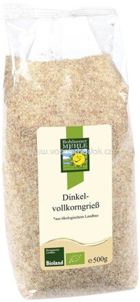 Bohlsener Mühle Dinkelvollkorngrieß, 500g