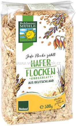 Bohlsener Mühle Hafer Flocken Großblatt, 500g