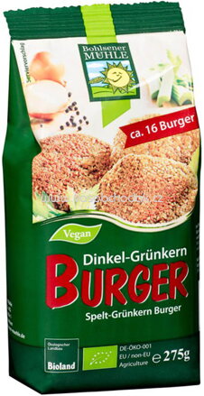 Bohlsener Mühle Dinkel Grünkern Burger, 275g