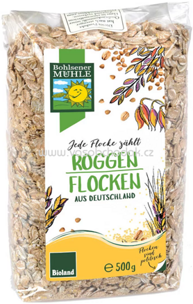 Bohlsener Mühle Roggenflocken, 500g