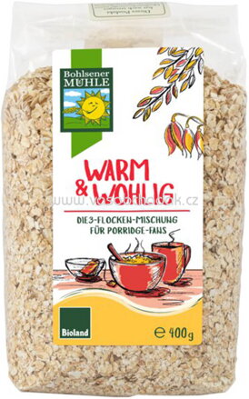 Bohlsener Mühle Warm & Wohlig 3 Flocken Mischung, 400g