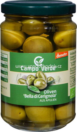 Campo Verde Oliven Bella di Cerignola, 280g