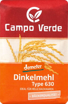 Campo Verde Dinkelmehl Type 630, 1 kg