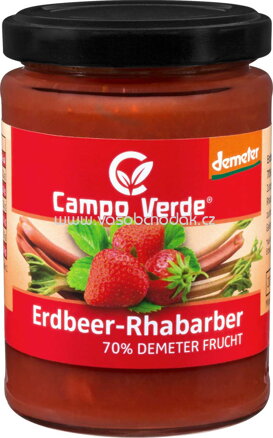 Campo Verde Konfitüre Erdbeer-Rhabarber, 200g