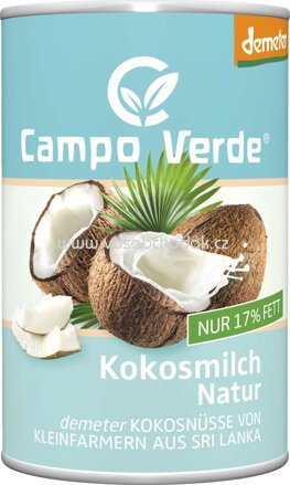 Campo Verde Kokosmilch Natur, 400 ml