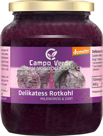 Campo Verde Delikatess Rotkohl, 680g