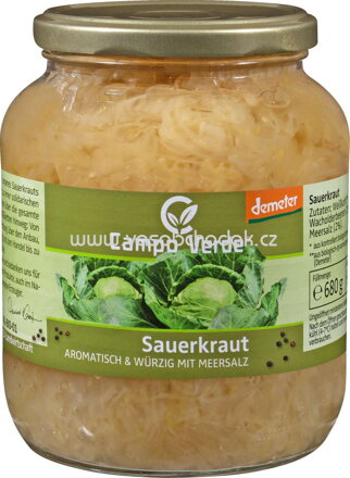 Campo Verde Sauerkraut, 680g