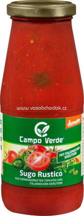 Campo Verde Sugo Rustico mit Italienischen Kräutern, 446 ml