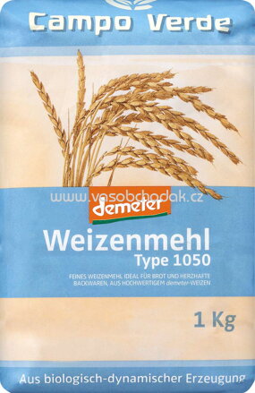 Campo Verde Weizenmehl Type 1050, 1 kg