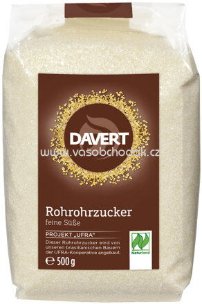 Davert Rohrohrzucker feine Süße, 500g