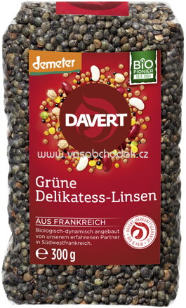 Davert Grüne Delikatess Linsen, 300g