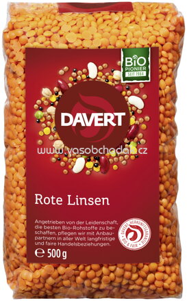 Davert Rote Linsen, 500g