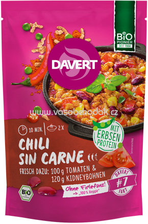 Davert Chili Sin Carne, 80g