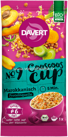 Davert CousCous Cup Marokkanisch, 70g