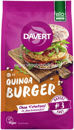 Davert Quinoa Burger, 160g