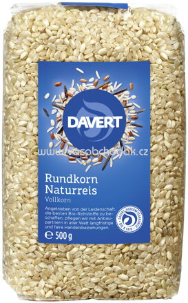 Davert Rundkorn Naturreis, Vollkorn, 500g