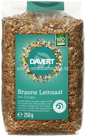 Davert Braune Leinsaat aus Europa, 250g