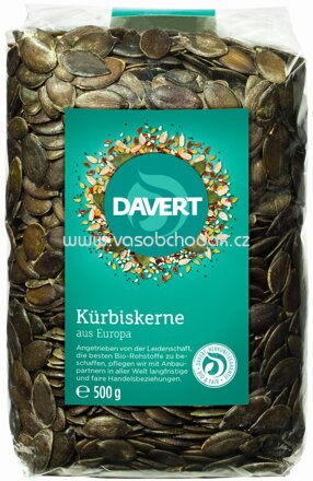 Davert Kürbiskerne aus Europa, 500g