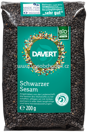 Davert Schwarzer Sesam, 200g