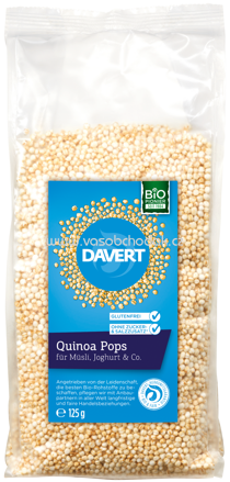 Davert Quinoa Pops, 125g
