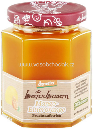 die beerenbauern Konfitüre Mango-Bitterorange, 200g