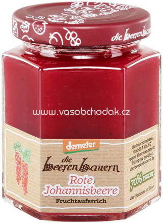 die beerenbauern Konfitüre Rote Johannisbeere, 200g