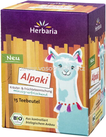 Herbaria Alpaki Tee, 15 Beutel