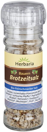 Herbaria Bauern Brotzeitsalz, Mühle, 70g