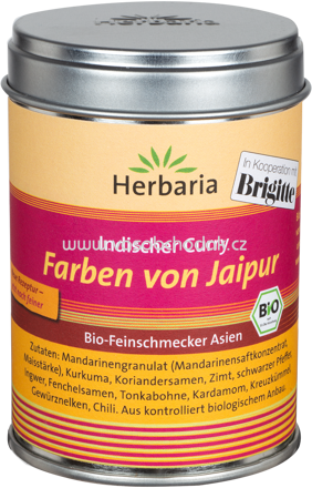 Herbaria Indischer Curry Farben von Jaipur, Dose, 80g