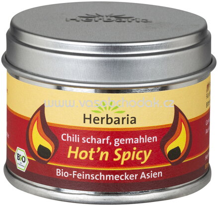 Herbaria Chili scharf, gemahlen - Hot'n Spicy, Dose, 25g