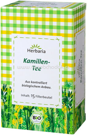 Herbaria Kamillen Tee, 15 Beutel