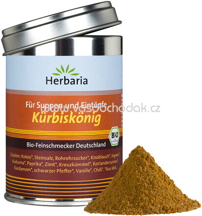 Herbaria für Suppen und Eintöpfe Kürbiskönig, Dose, 90g