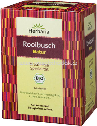 Herbaria Rooibusch Natur Tee, 15 Beutel