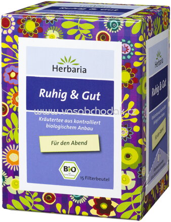 Herbaria Ruhig & Gut Tee, 15 Beutel