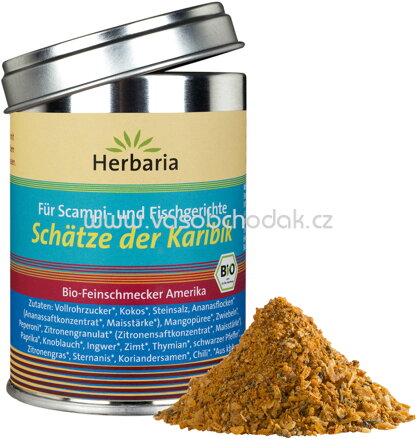 Herbaria für Scampi und Fischgerichte Schätze der Karibik, Dose, 100g