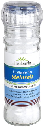 Herbaria Sizilianisches Steinsalz, Mühle, 100g