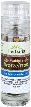 Herbaria Waldpilz Brotzeitsalz, mini Mühle, 9g