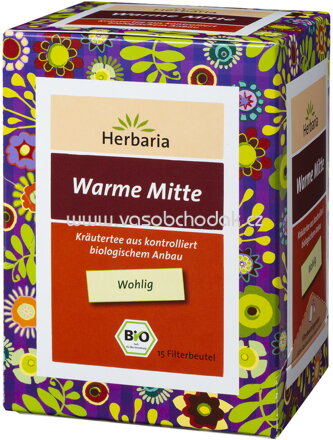 Herbaria Warme Mitte Tee, 15 Beutel