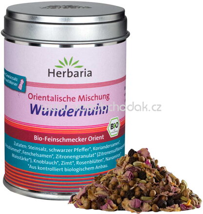 Herbaria Orientalische Gewürzmischung Wunderhuhn, Dose, 80g