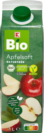 K-Bio Apfelsaft, naturtrüb, 1l