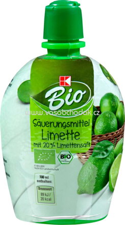 K-Bio Säuerungsmittel Limette mit 20% Limettensaft, 200 ml