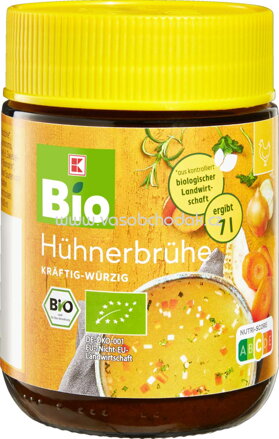 K-Bio Hühnerbrühe, Glas, 140g