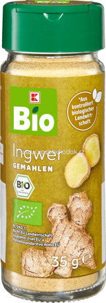 K-Bio Ingwer, gemahlen, 35g